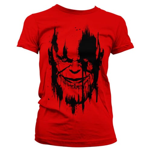 Dámske tričko The Avengers: Infinity War - Thanos, červené Dámske tričko The Avengers: Infinity War - Thanos, červené