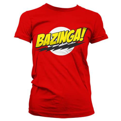 Levně Dámské tričko The Big Bang Theory: Bazinga