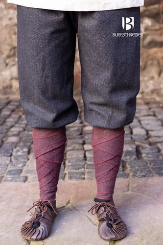 Vlnené nohavice Tilda, čierno-šedé Vlnené nohavice Tilda, čierno-šedé