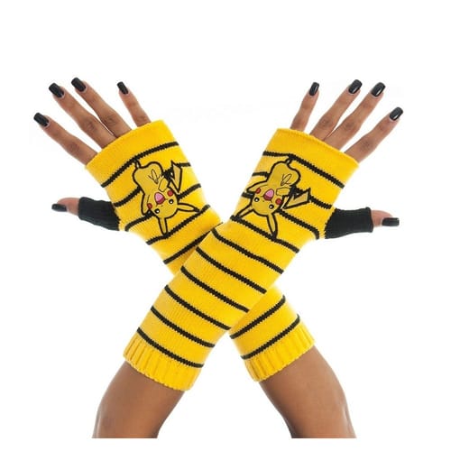 Dámske rukavice bez prstov Pokémon - Pikachu Dámske rukavice bez prstov Pokémon - Pikachu