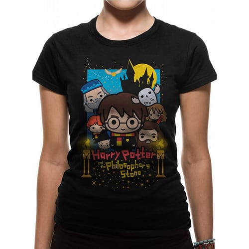Dámske tričko Harry Potter - Kameň mudrcov Kawaii Dámske tričko Harry Potter - Kameň mudrcov Kawaii