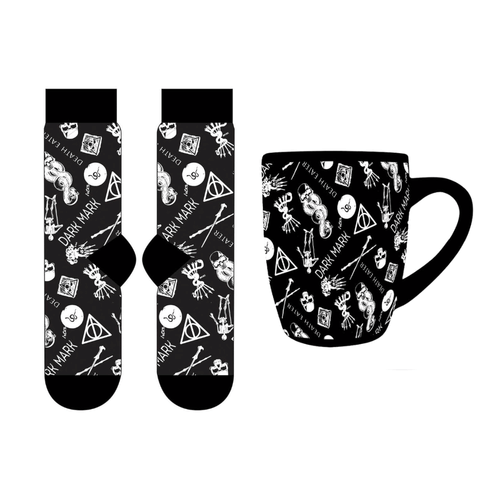 Darčeková sada Harry Potter - Čierna mágia hrnček a ponožky Darčeková sada Harry Potter - Čierna mágia hrnček a ponožky