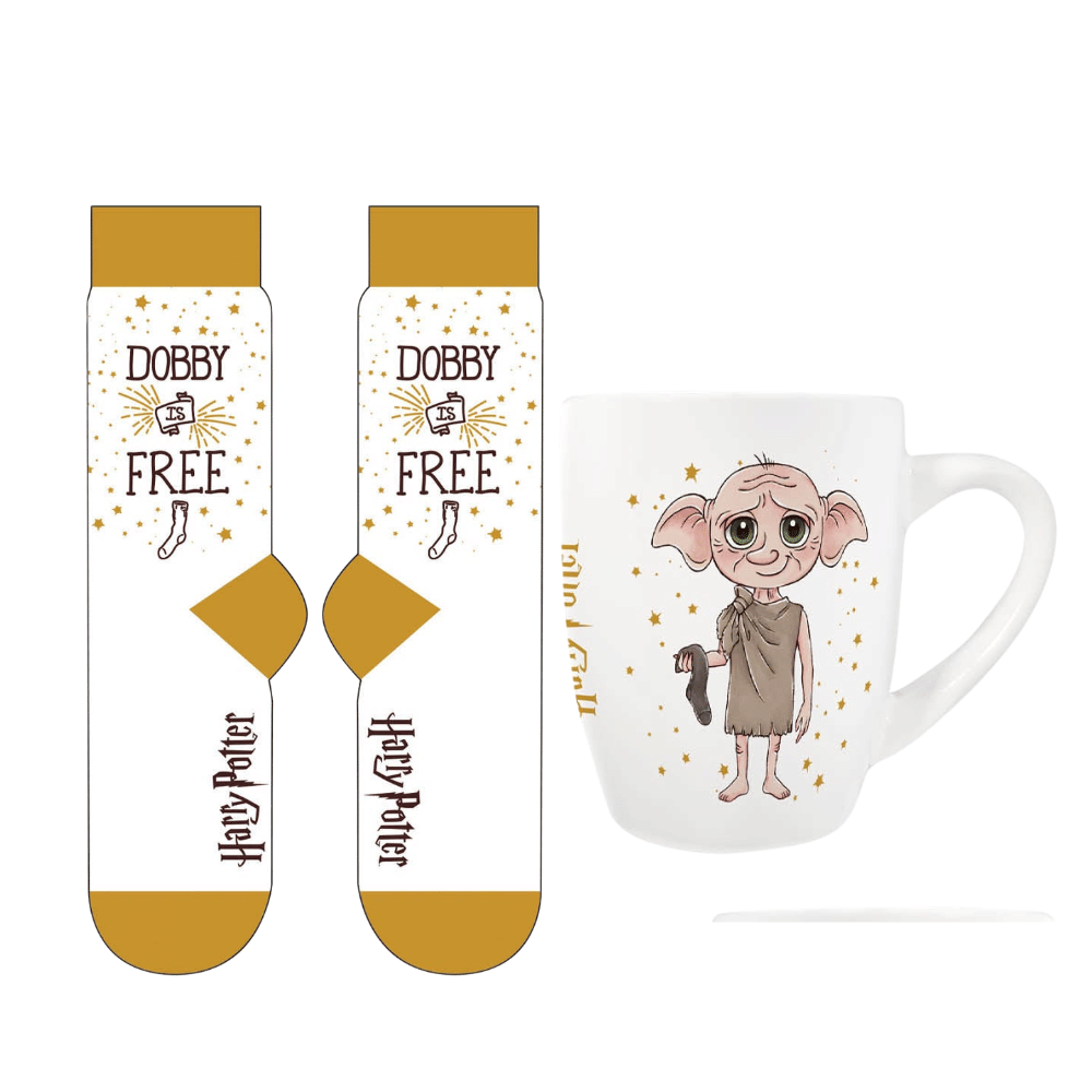 Darčeková sada Harry Potter - Hrnček a ponožky Dobby
