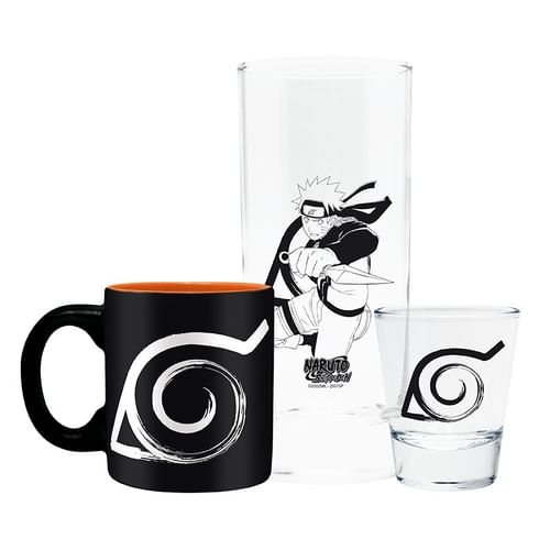 Darčeková sada Naruto Shippuden - Hrnček a poháre Darčeková sada Naruto Shippuden - Hrnček a poháre