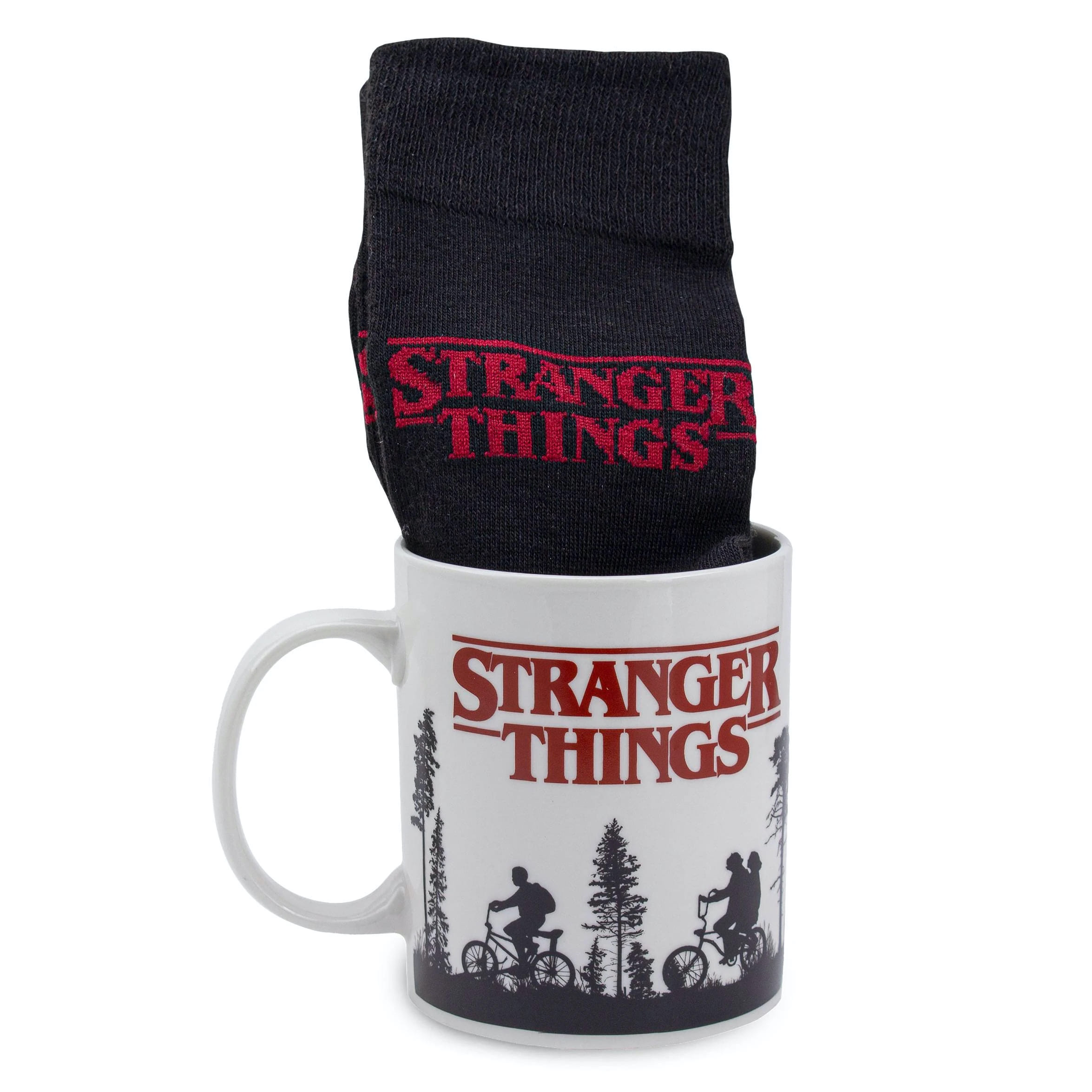 Darčeková sada Stranger Things - hrnček a ponožky