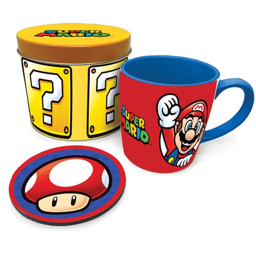 Levně Dárková sada Super Mario v plechovce