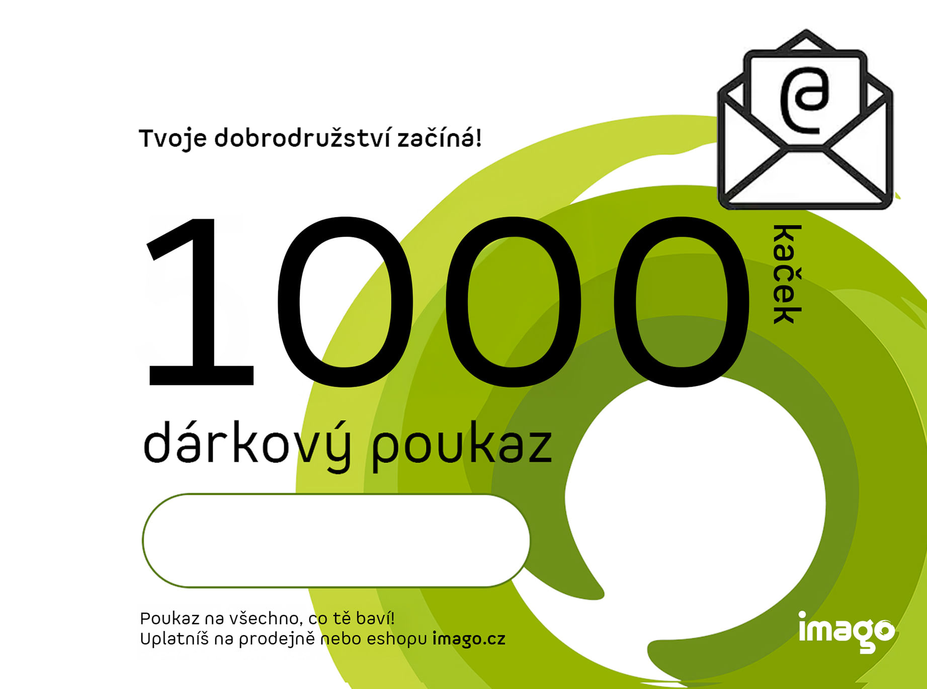 Darčekový e-poukaz 1000 Kč