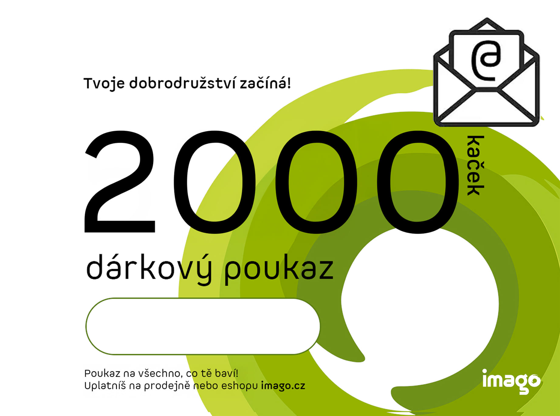 Darčekový e-poukaz 2000 Kč