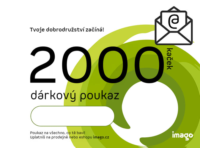 Darčekový e-poukaz 2000 Kč Darčekový e-poukaz 2000 Kč
