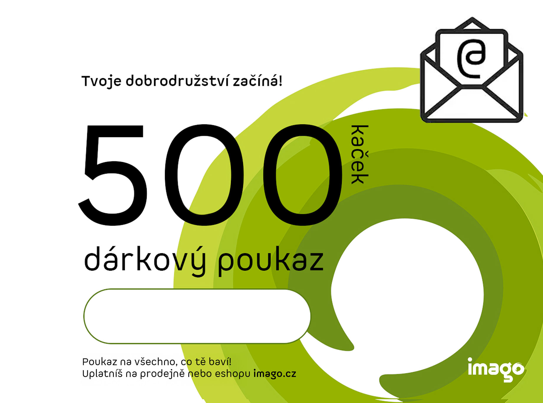 Darčekový e-poukaz 500 Kč