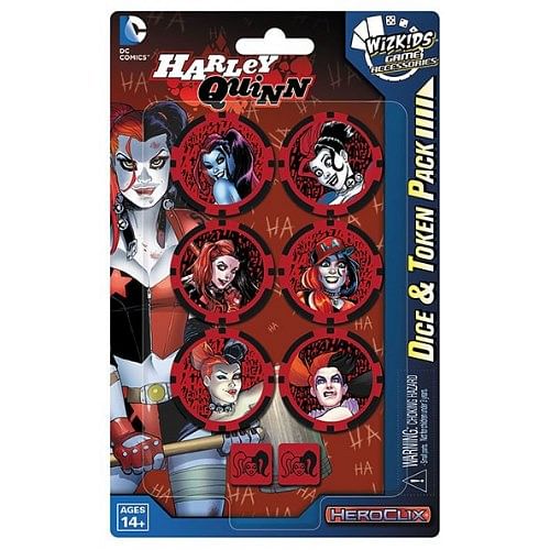 DC Comics HeroClix: Harley Quinn Dice and Token Pack