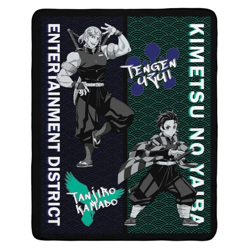 Levně Deka Demon Slayer - Tanjiro & Tengen
