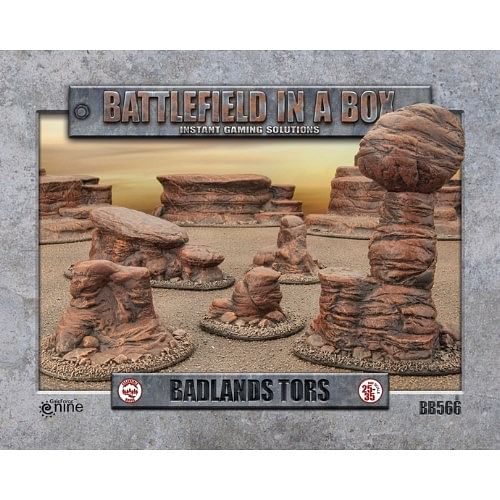 Dekorace Battlefield in a Box: Badland's Tors
