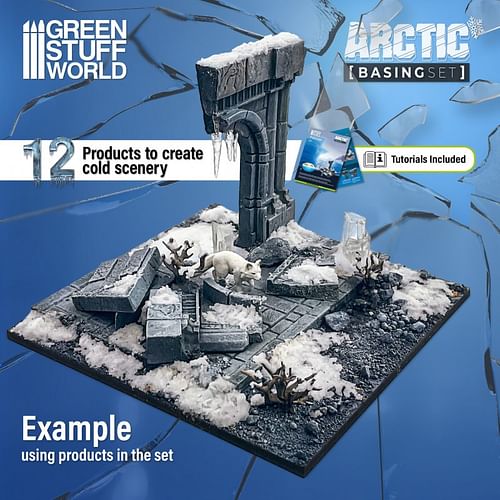 Obrázok Green Stuff World Basing Sets - Artic