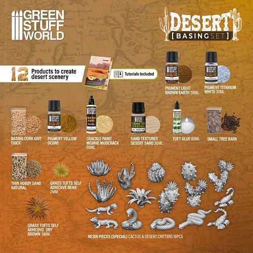 Obrázok Green Stuff World Basing Sets - Desert