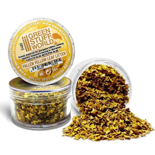 Dekorace Green Stuff World: Leaf Litter - Fallen Yellow Dekorace Green Stuff World: Leaf Litter - Fallen Yellow