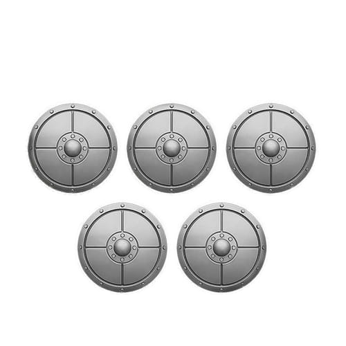 Dekorace Green Stuff World: Norse Shields, 5 ks