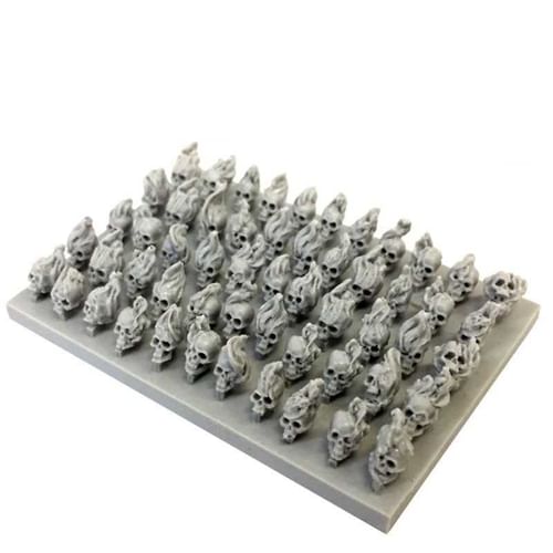 Dekorace Green Stuff World: Resin Burning Skulls Dekorace Green Stuff World: Resin Burning Skulls