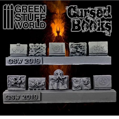 Obrázok Dekorace Green Stuff World: Resin Cursed Books