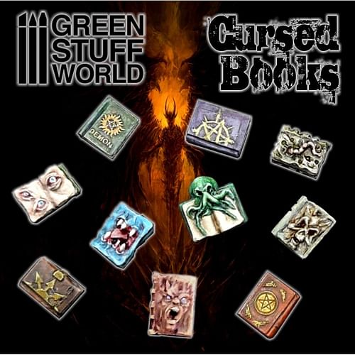 Obrázok Dekorace Green Stuff World: Resin Cursed Books