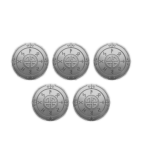 Dekorace Green Stuff World: Runic Shields, 5 ks Dekorace Green Stuff World: Runic Shields, 5 ks