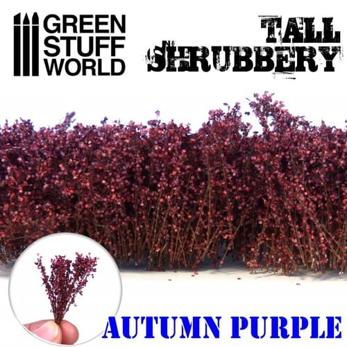 Dekorace Green Stuff World - Tall Shrubbery: Autumn Purple Dekorace Green Stuff World - Tall Shrubbery: Autumn Purple