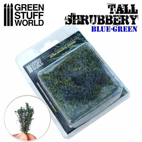 Obrázok Dekorace Green Stuff World - Tall Shrubbery: Blue Green