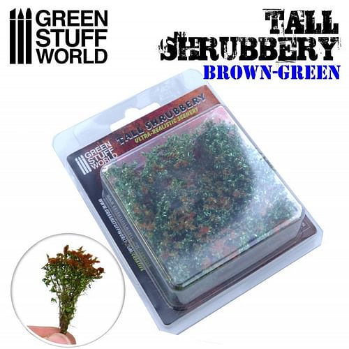 Obrázok Dekorace Green Stuff World - Tall Shrubbery: Brown Green