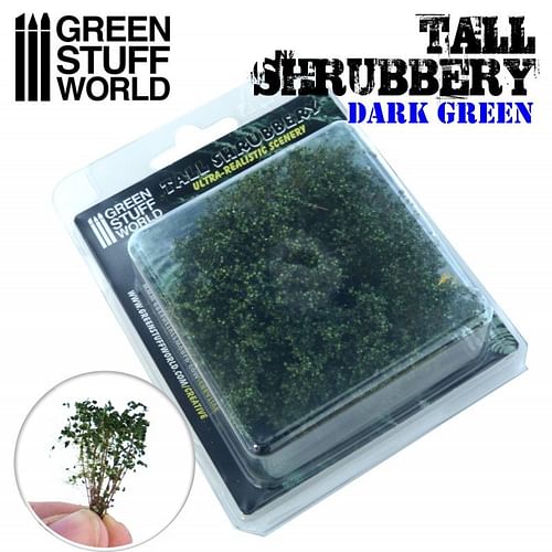 Obrázok Dekorace Green Stuff World - Tall Shrubbery: Dark Green