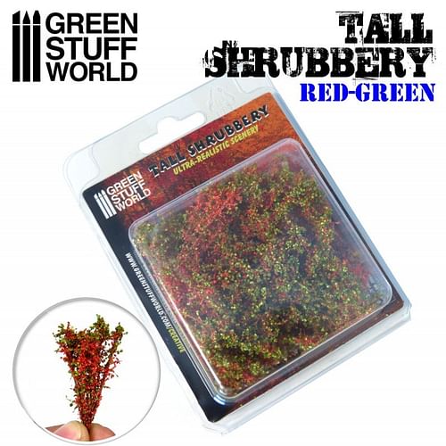 Obrázok Dekorace Green Stuff World - Tall Shrubbery: Red Green