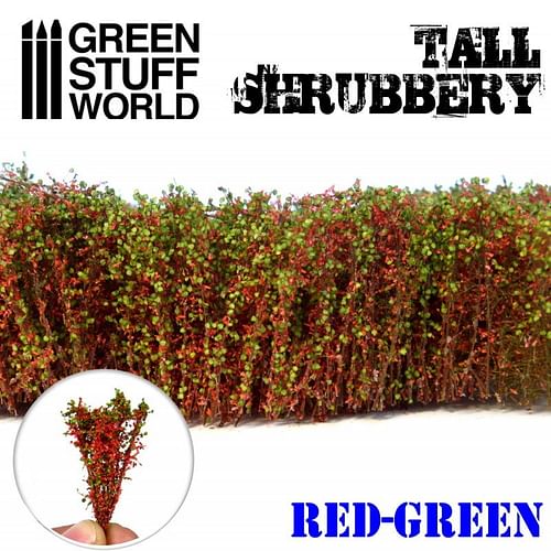 Obrázok Dekorace Green Stuff World - Tall Shrubbery: Red Green