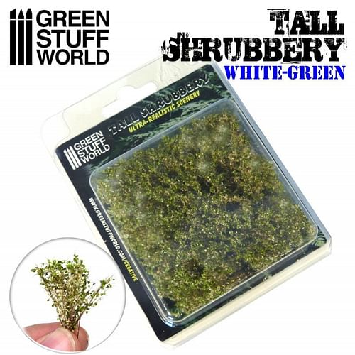 Obrázok Dekorace Green Stuff World - Tall Shrubbery: White Green