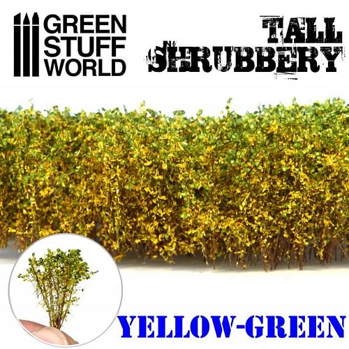 Obrázok Dekorace Green Stuff World - Tall Shrubbery: Yellow Green