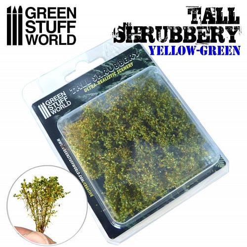 Obrázok Dekorace Green Stuff World - Tall Shrubbery: Yellow Green