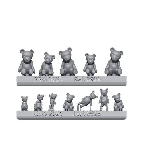 Dekorácia Green Stuff World: Teddy Bear, 12 ks Dekorácia Green Stuff World: Teddy Bear, 12 ks