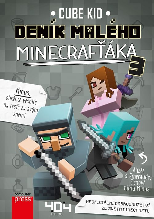 Obrázok Deník malého Minecrafťáka 3 (Cube Kid)