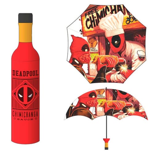 Dáždnik Deadpool vo fľaši- Chimichanga Sauce Dáždnik Deadpool vo fľaši- Chimichanga Sauce