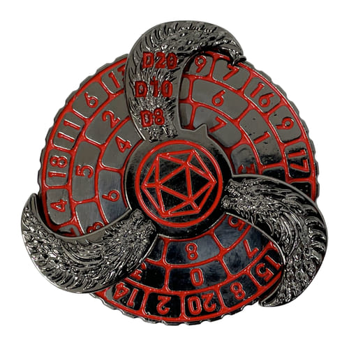 Levně Dice spinner - Rudý drak
