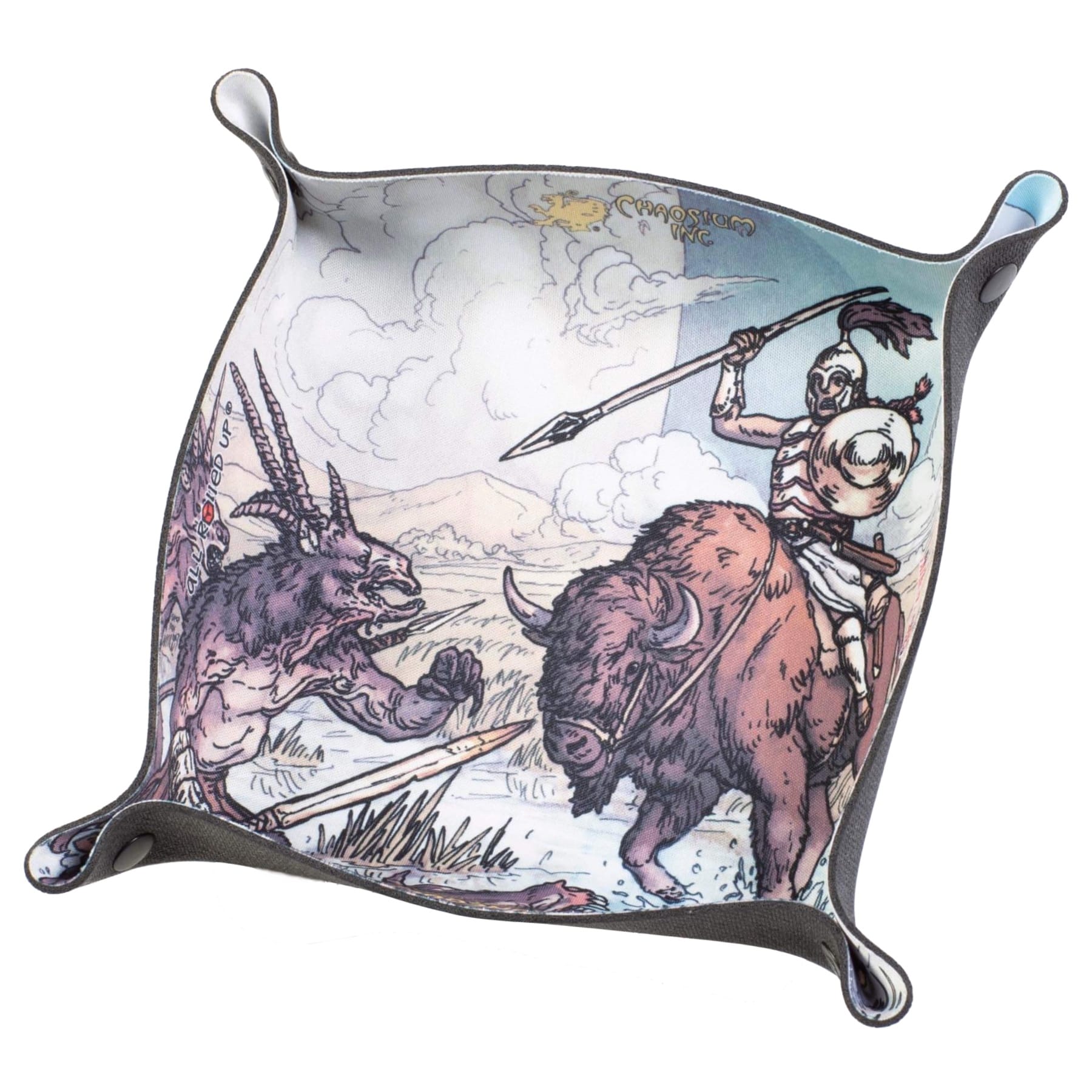 Dice Tray RuneQuest - Broo and Hero