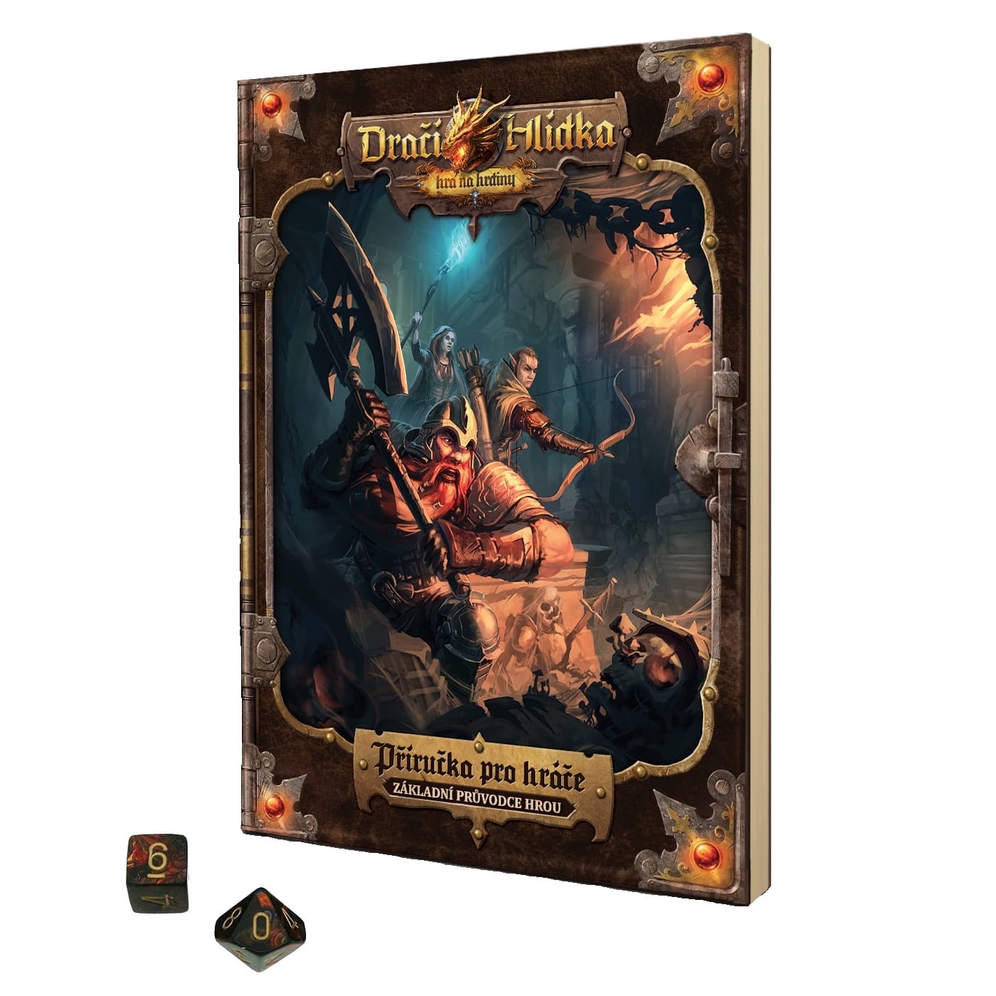 Dračí Hlídka - Příručka pro hráče + kostky