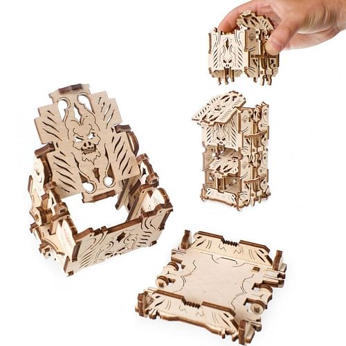 Obrázok Dřevěná 3D mechanická stavebnice Ugears - Dice Tower