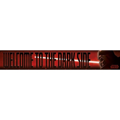 Drevená ceduľa Star Wars - Welcome to the Dark Side Drevená ceduľa Star Wars - Welcome to the Dark Side