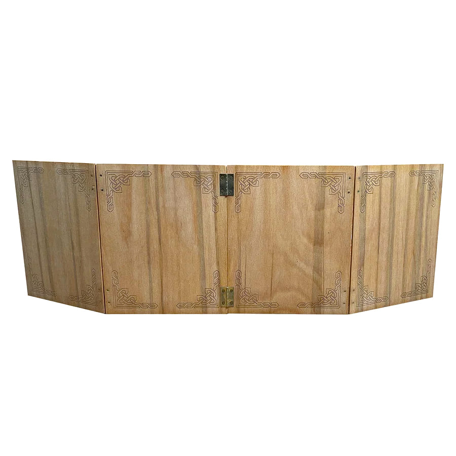 Drevená zástena pre rozprávačov