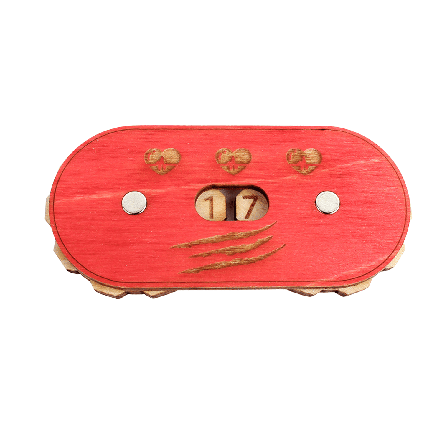 Drevené počítadlo životov