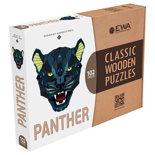 Obrázok Dřevěné puzzle Panter (kartonová krabice)