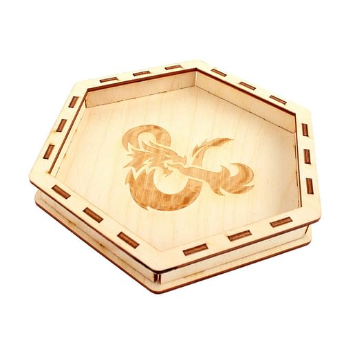 Obrázok Dřevěný Dice Tray - dračí