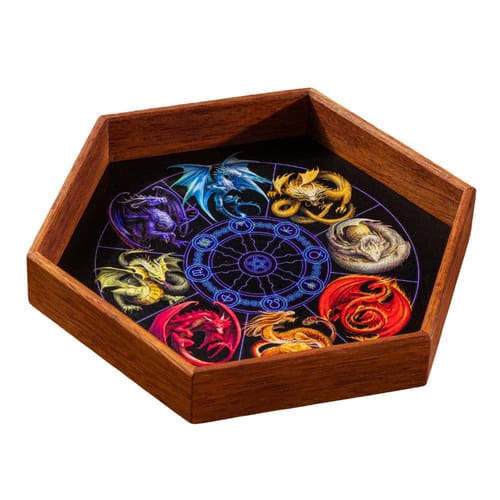 Levně Dřevěný Dice Tray - Dragons of the Sabbats