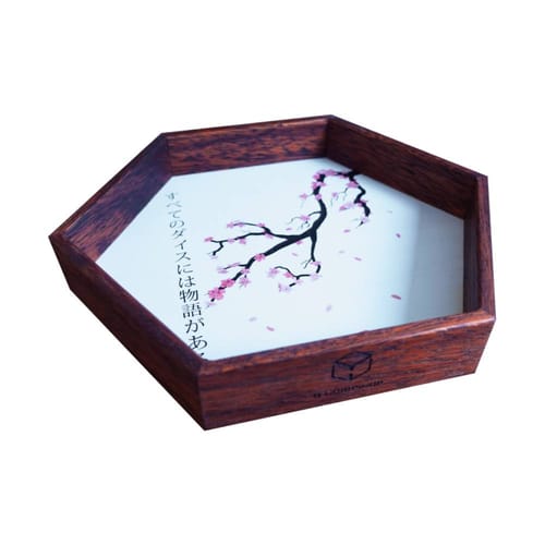 Levně Dřevěný Dice Tray - Sakura