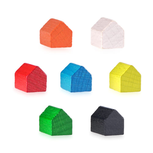 Drevený žetón - Domček Drevený žetón - Domček