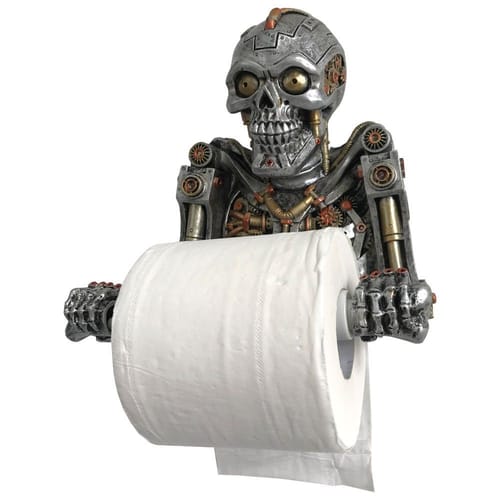 Levně Držák na toaletní papír - Steampunkový pomocník